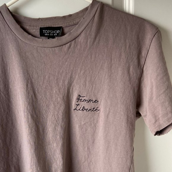 TOPSHOP "Femmes Liberté" tee - Picture 3 of 3